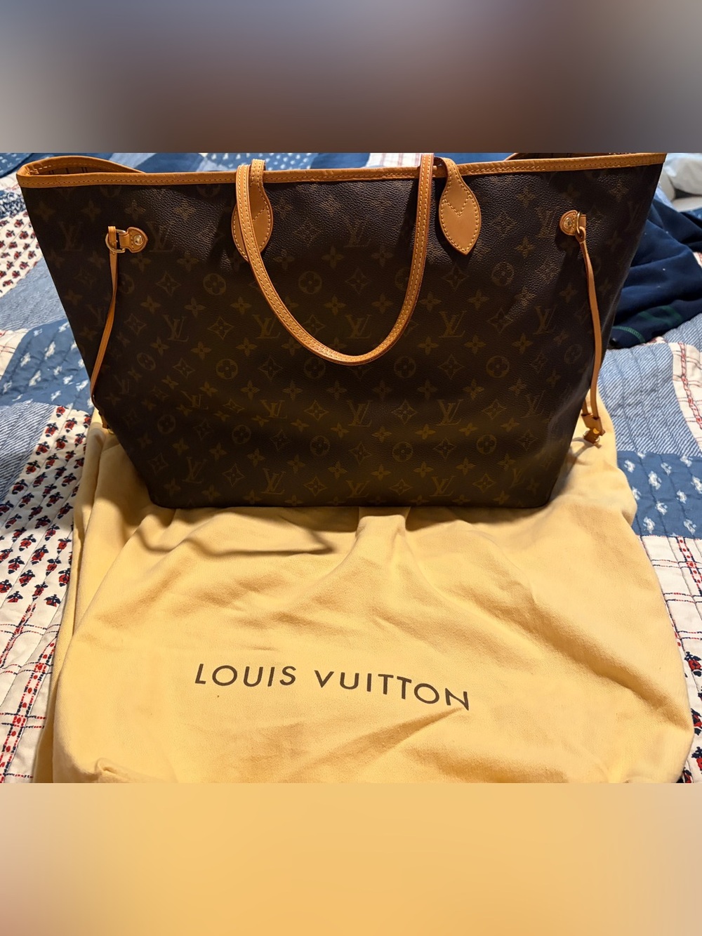 Louis Vuitton  Monogram Neverfull  GM Tote